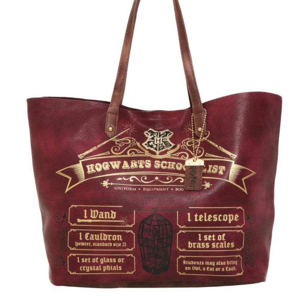 Hot Topic Harry Potter Hogwarts School List Tote